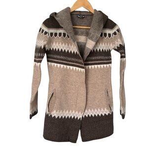 TOAD & CO, 100% Merino Merritt Open Front Hoodie, XS